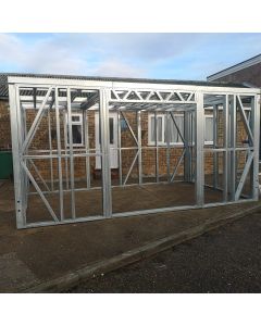 Steel frame garden building 2.6M X 2.6M 