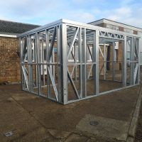 Steel frame garden building 4.1M X 6.2M 