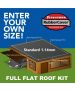 STANDARD THICKNESS - Complete Firestone EPDM 1.14mm Rubber Flat Roof Kit (8m2 Minimum)