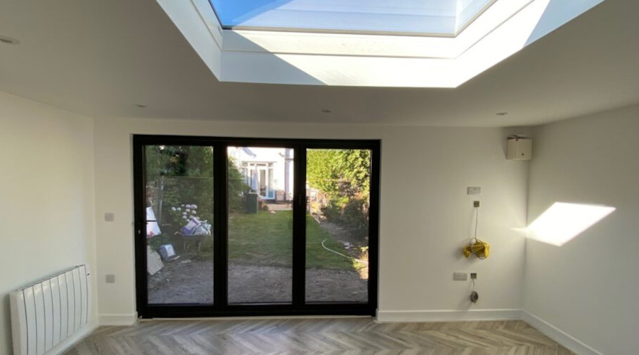 The Difference Rooflights Can Make to a Garden Room